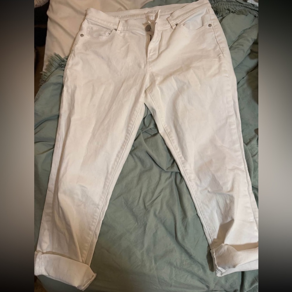 LOFT White Ankle & Cropped Jeans